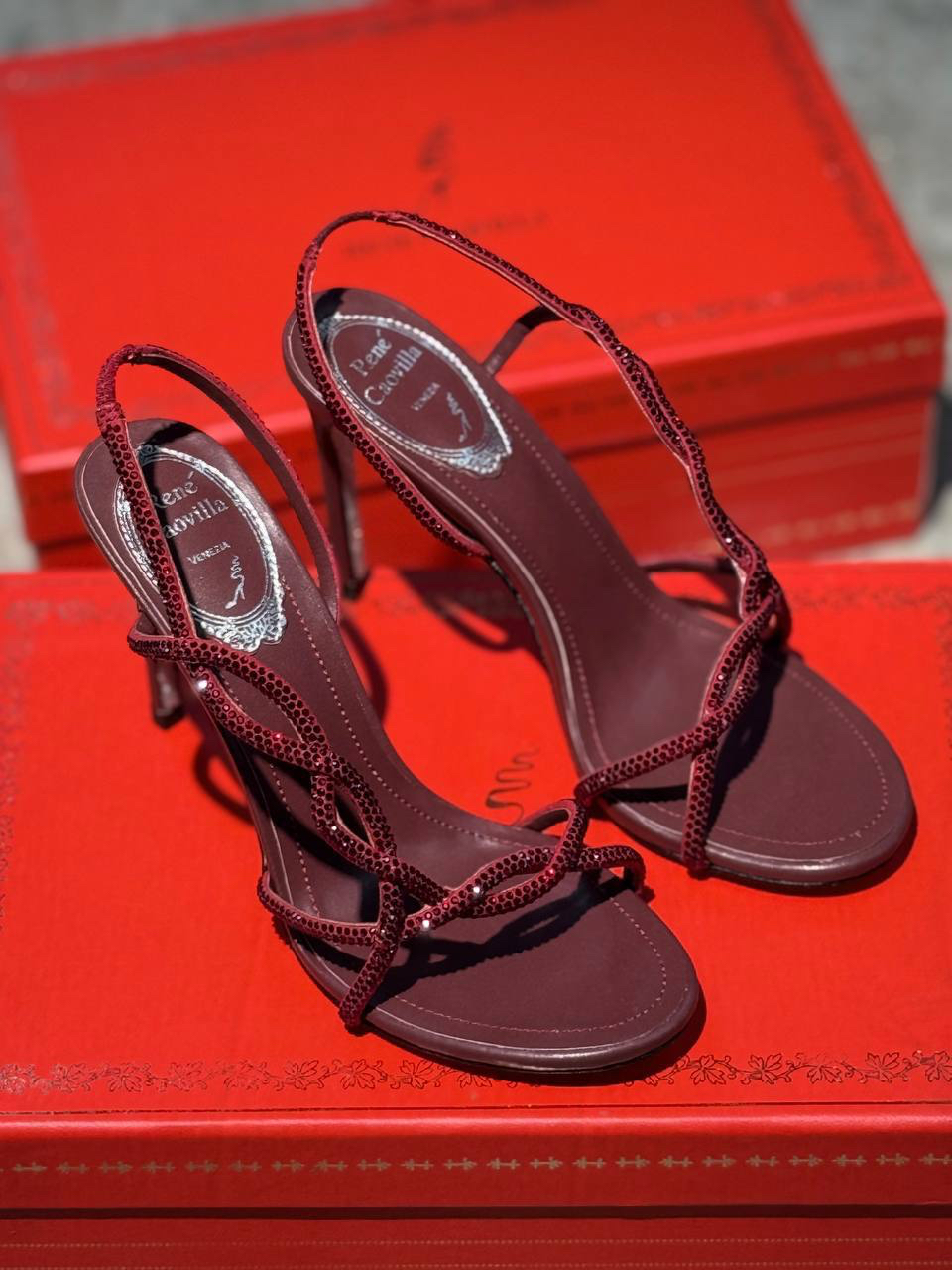 БОСОНОЖКИ RENE CAOVILLA детальное фото