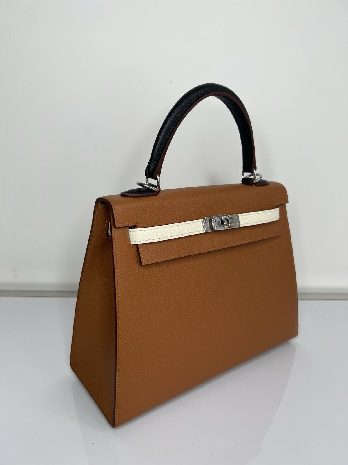 СУМКА HERMES KELLY 25 ручная работа детальное фото