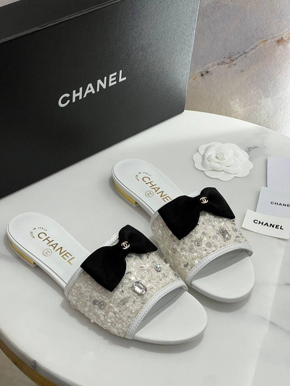 ШЛЕПКИ CHANEL детальное фото