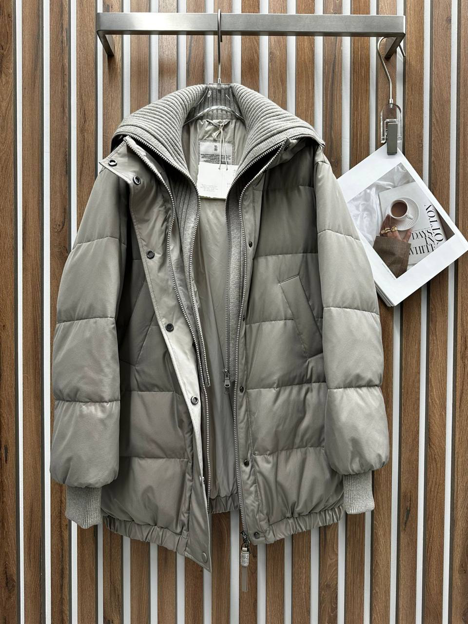 ПУХОВИК BRUNELLO CUCINELLI детальное фото