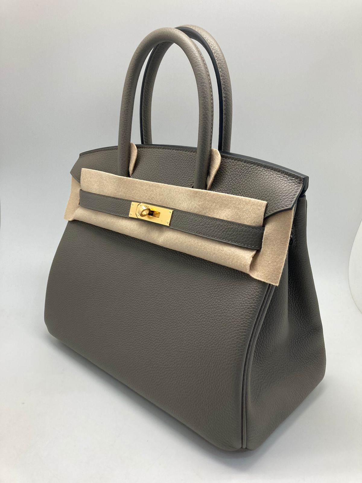 СУМКА HERMES BIRKIN 30 ручная работа детальное фото