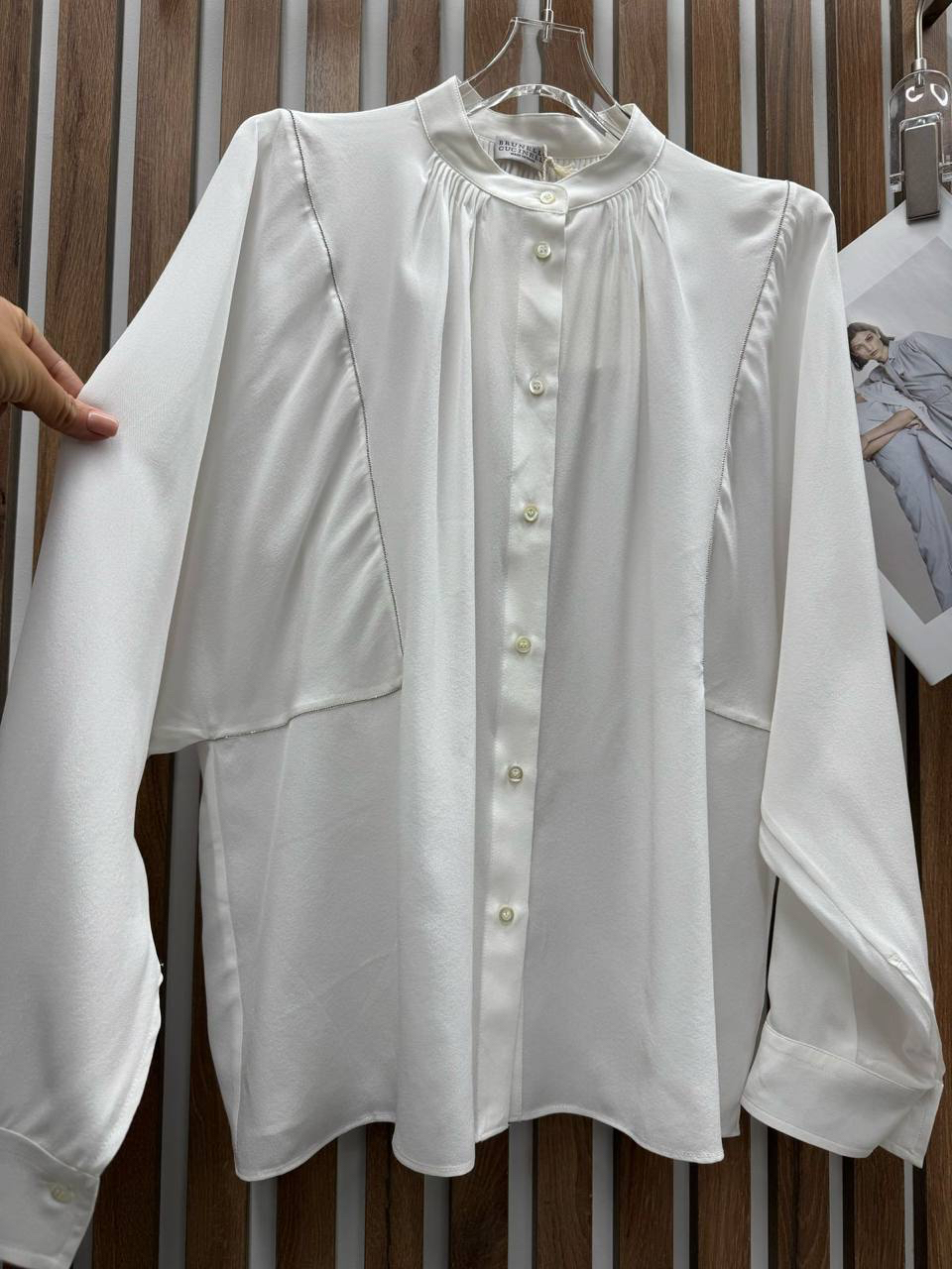 БЛУЗКА BRUNELLO CUCINELLO детальное фото