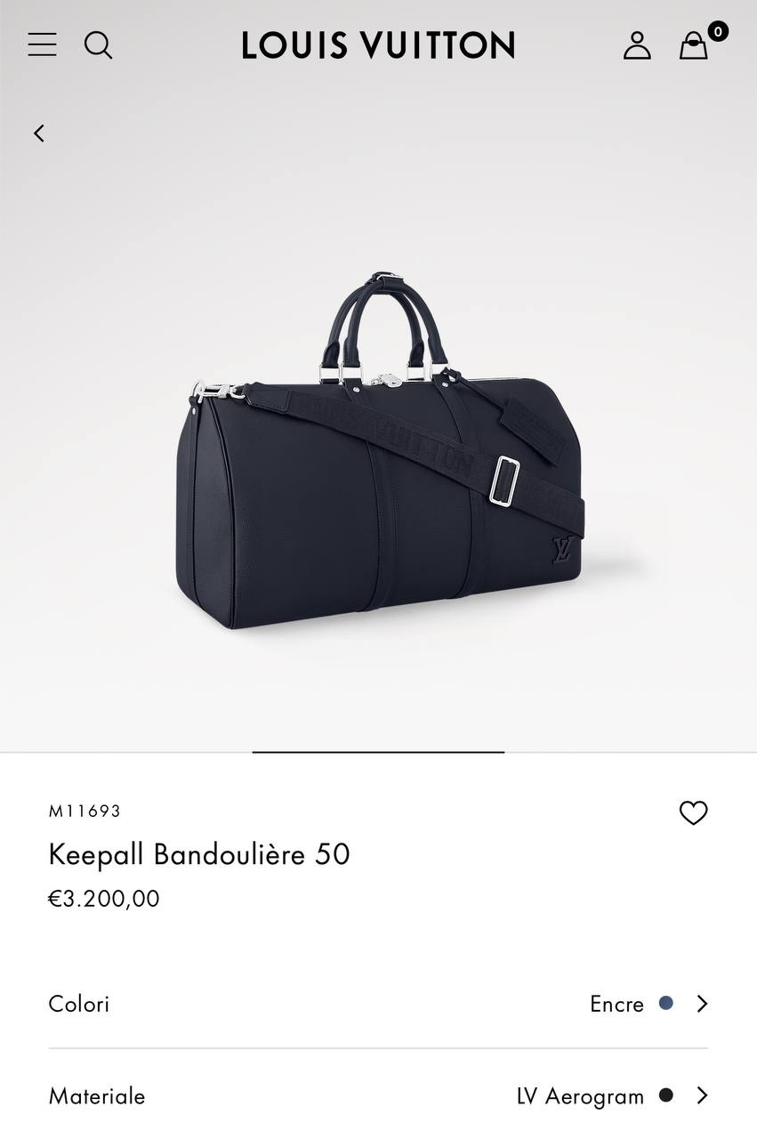 ДОРОЖНАЯ СУМКА LOUIS VUITTON детальное фото