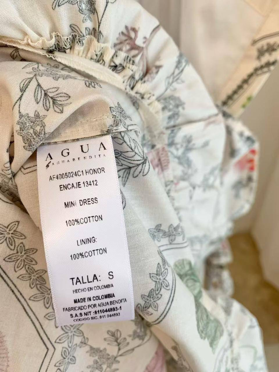 ПЛАТЬЕ AGUA детальное фото