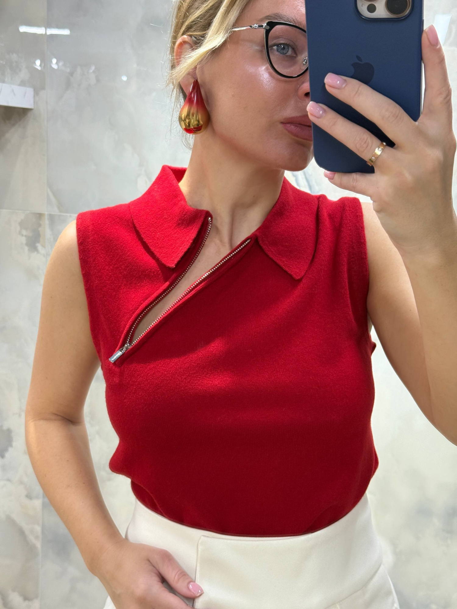 ТОП ПОЛО MIU MIU детальное фото