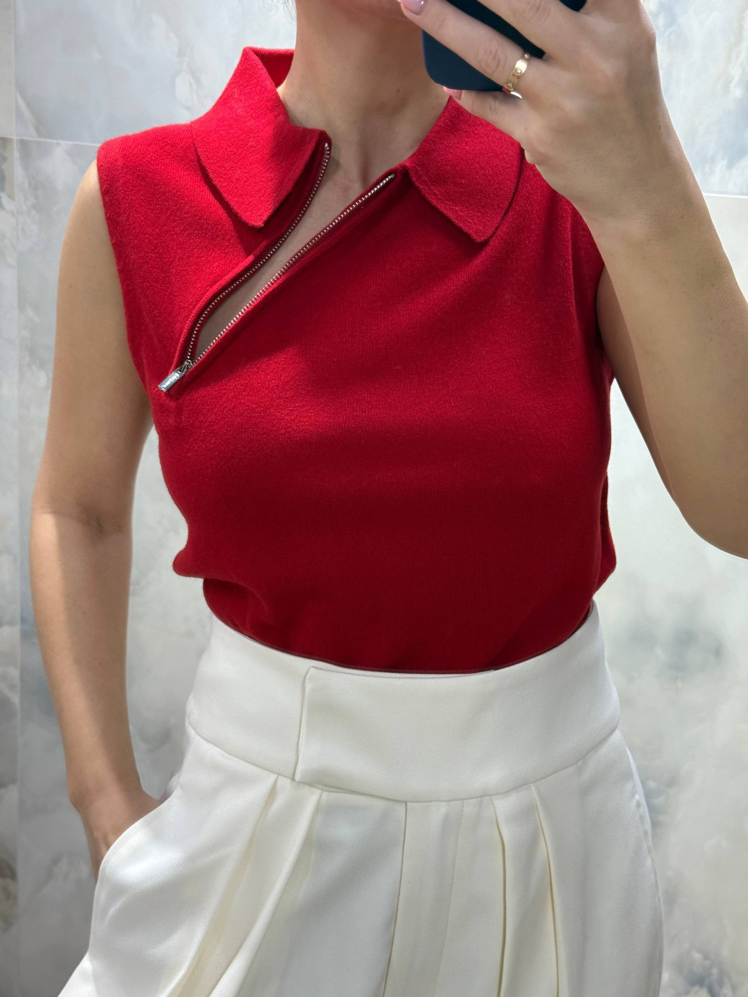 ТОП ПОЛО MIU MIU детальное фото