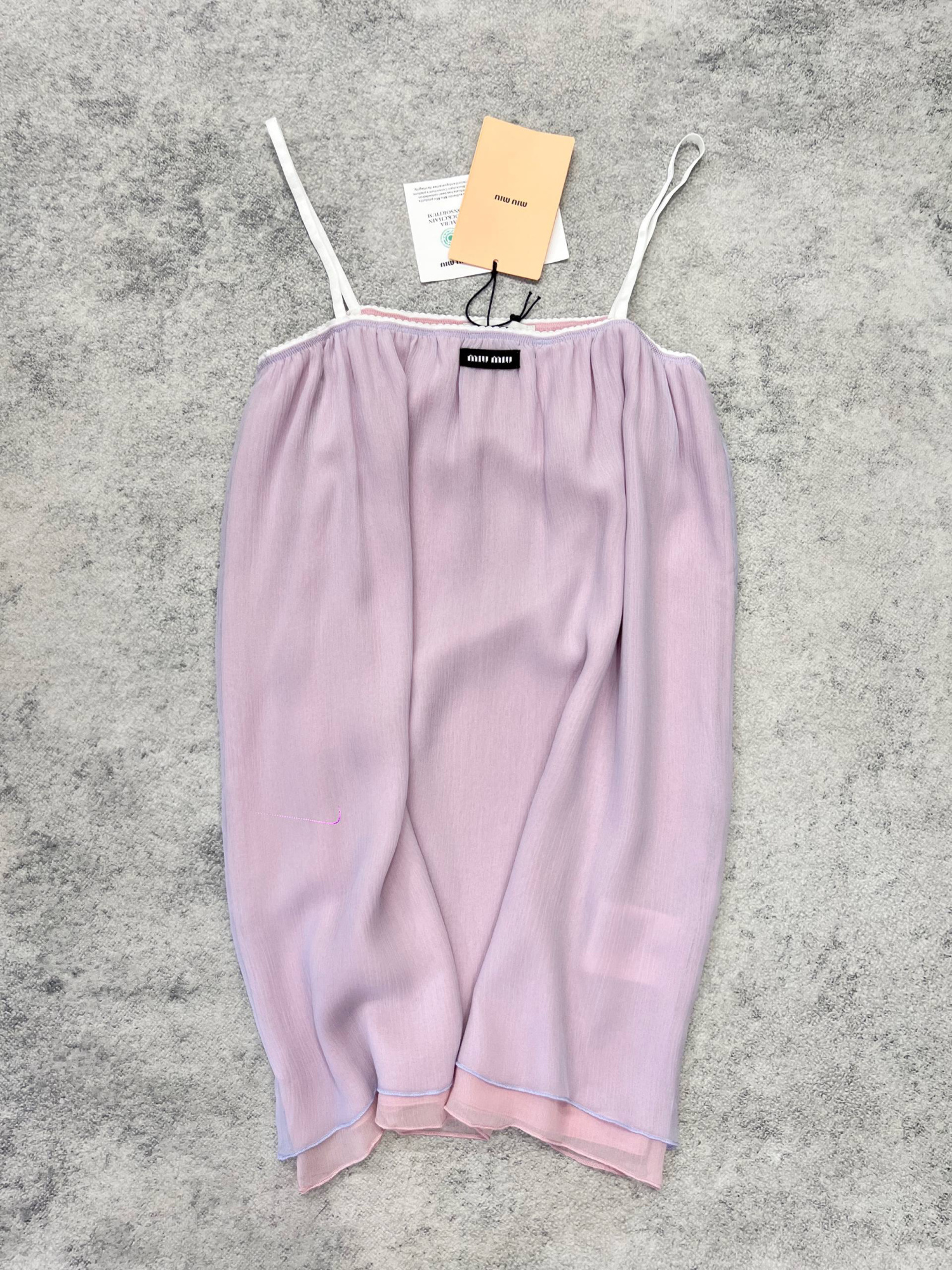 ПЛАТЬЕ MIU MIU детальное фото