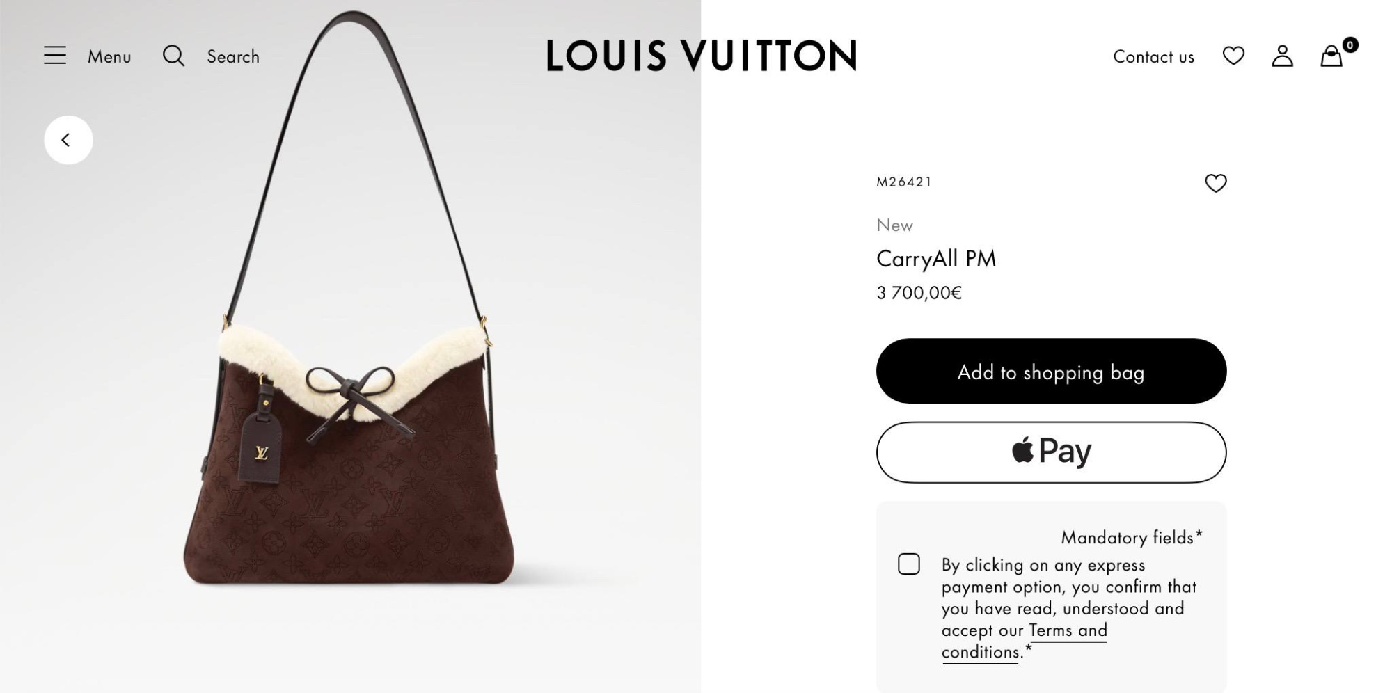 СУМКА LOUIS VUITTON детальное фото