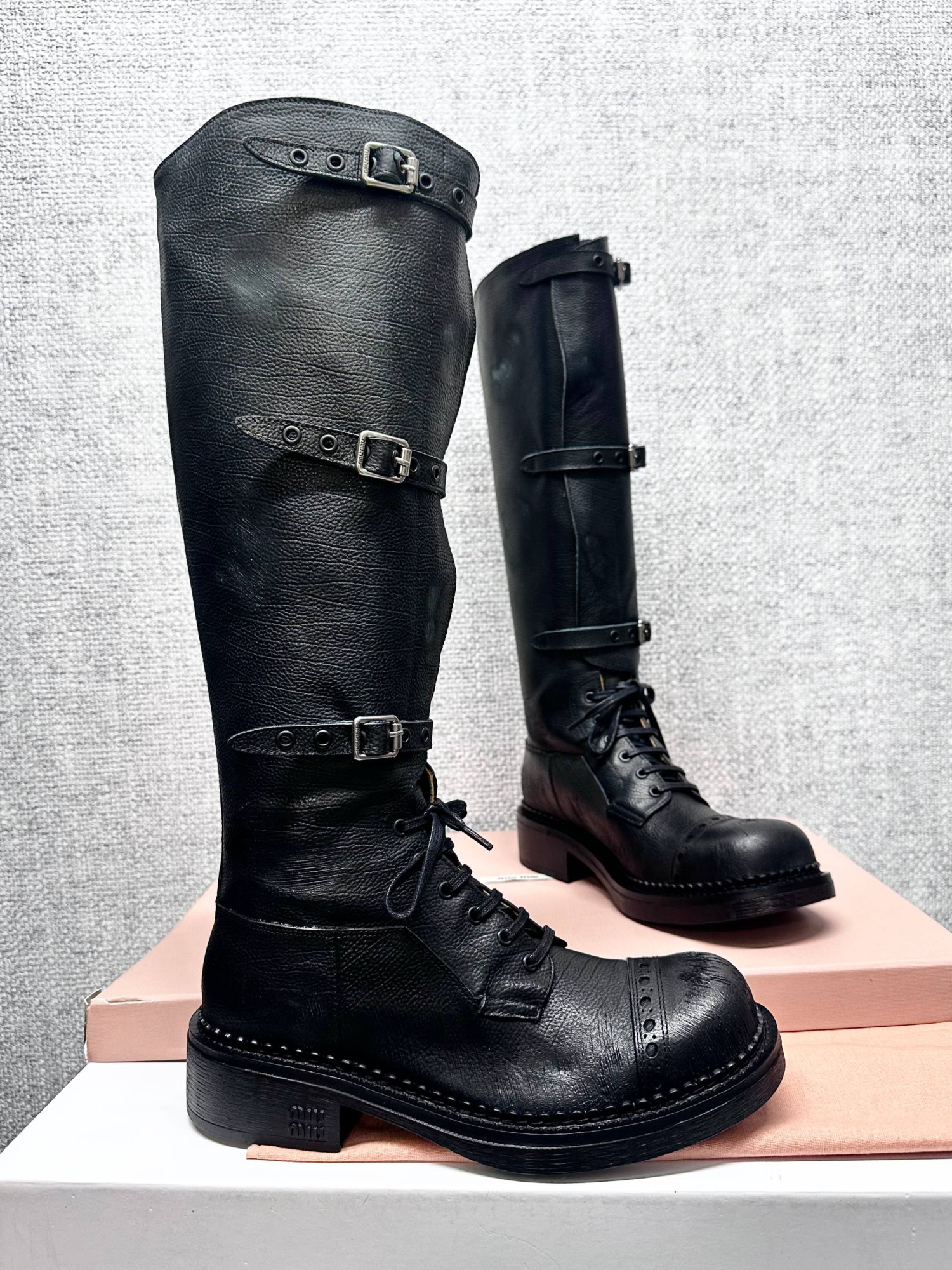 САПОГИ MIU MIU детальное фото