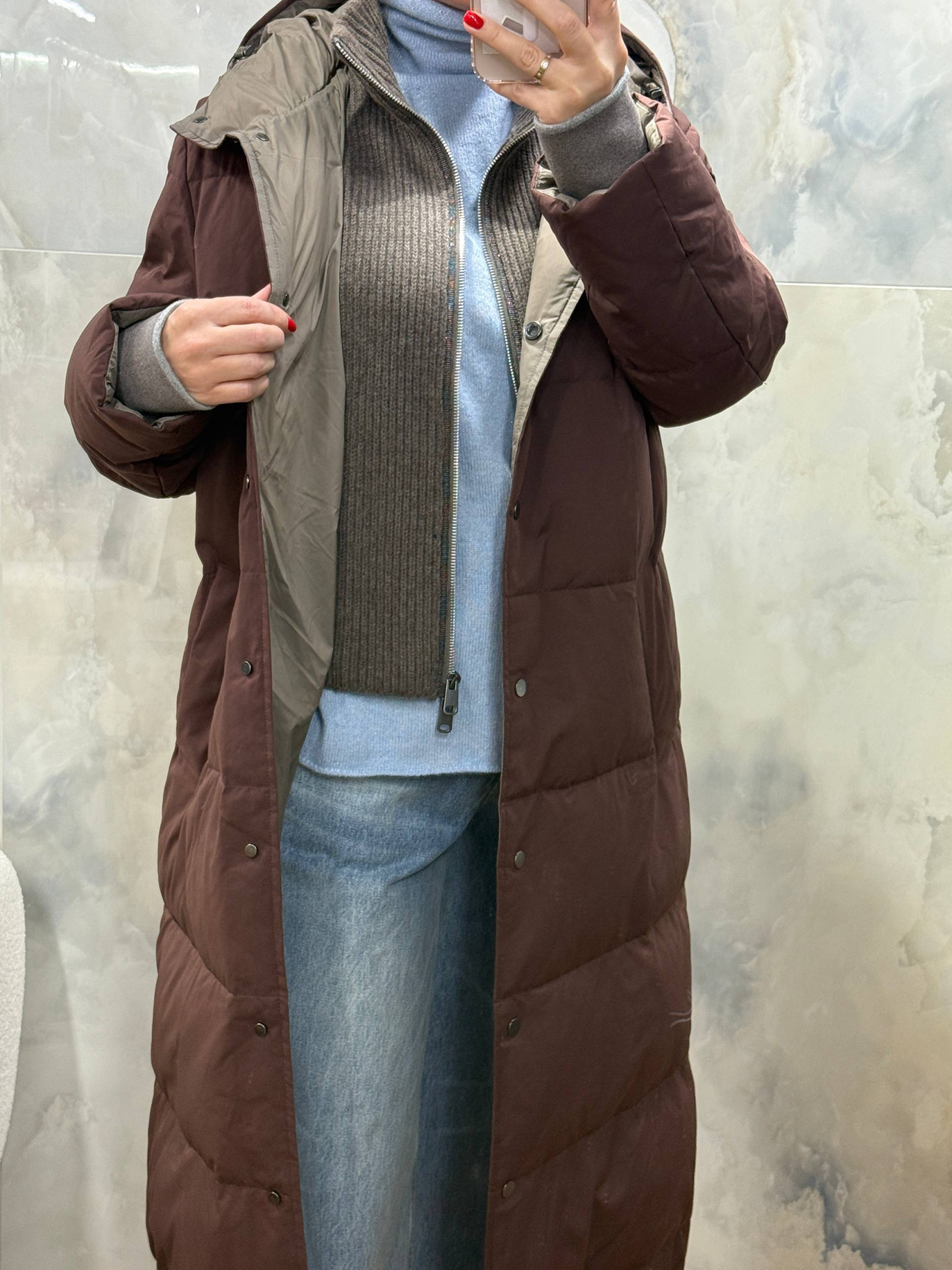 ПУХОВИК BRUNELLO CUCINELLI детальное фото